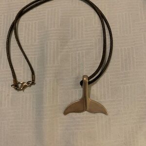Whale Tail Pendant Necklace
